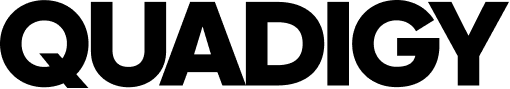 Quadigy black wordmark