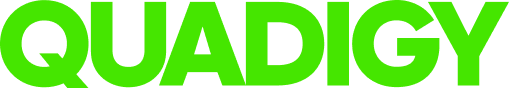Quadigy green wordmark